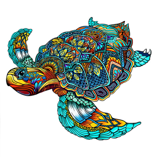 Unterwasserschildkröte-Puzzle