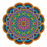 Blumen Mandala-Puzzle