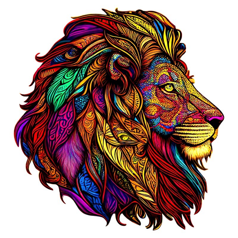 Le roi lion - Puzzle en bois – mindsti