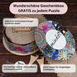 Yin Yang bunte Koifische-Puzzle
