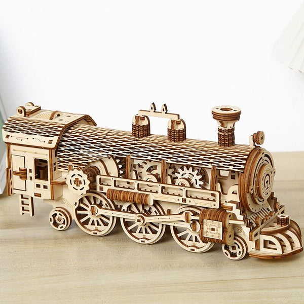Lokomotive 3D Holzpuzzle