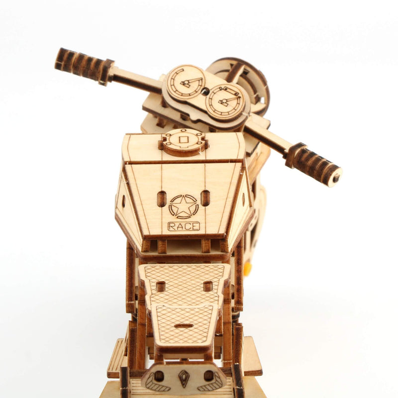 3D wooden puzzle motorcycle