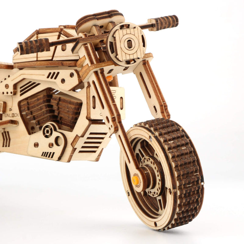 3D Holzpuzzle Motorrad