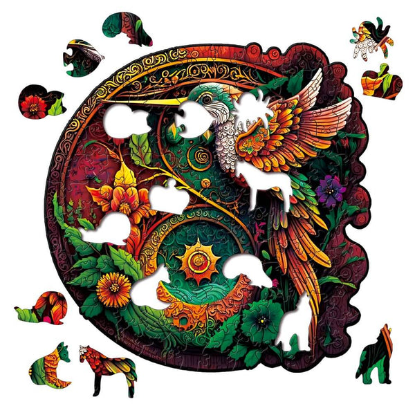 Vogel Mandala-Puzzle