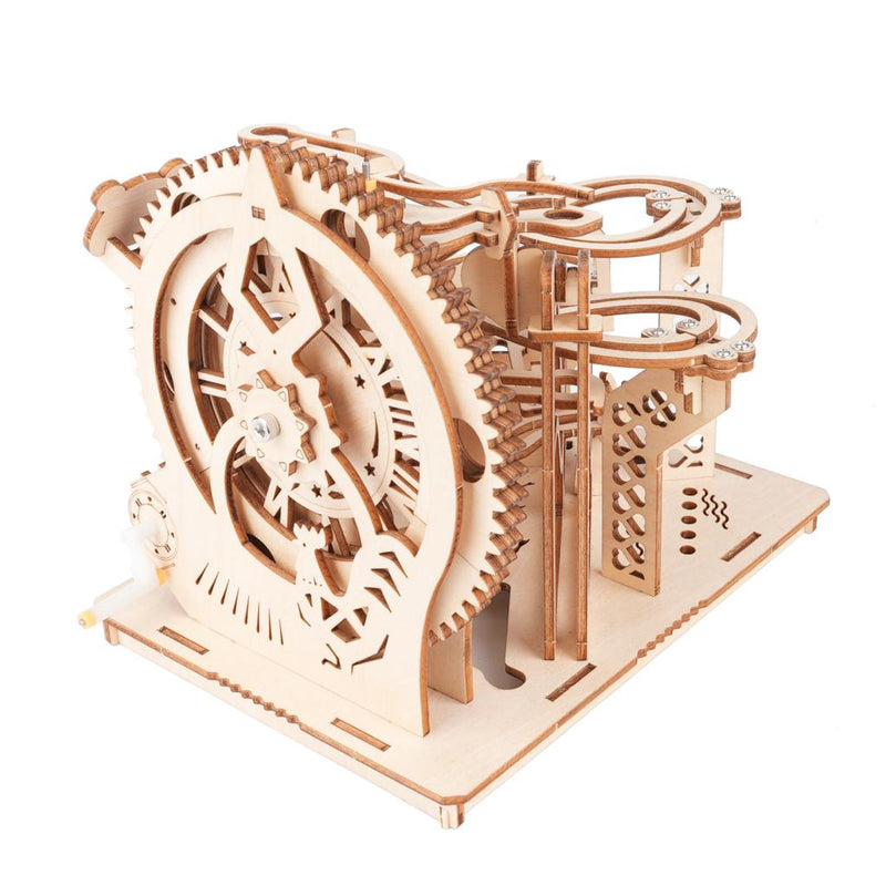 3D Zahnrad Murmelbahn mechanisches Holzpuzzle
