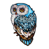 Puzzle Hibou bleu