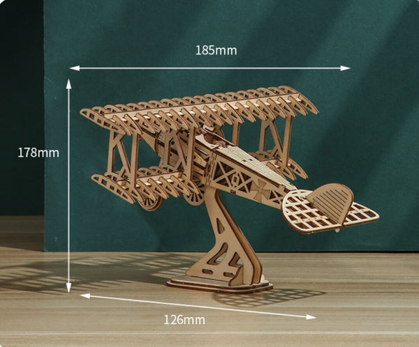 Segelflugzeug 3D Holzpuzzle