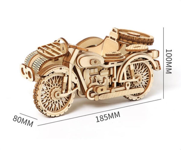 Touring Motorrad 3D Holzpuzzle
