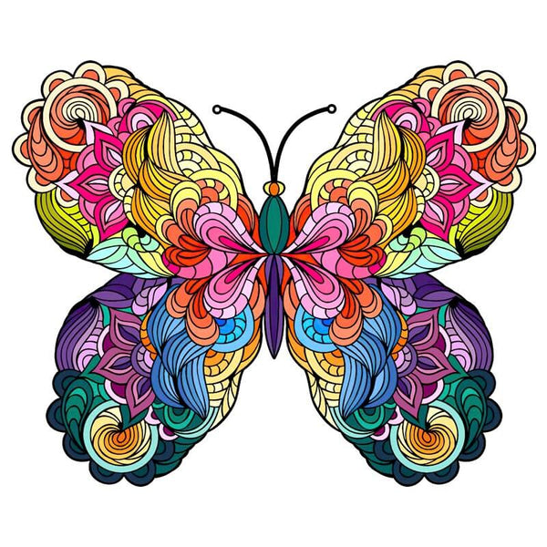 Butterfly - wooden puzzle