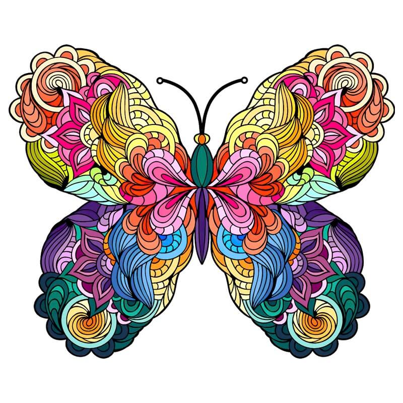 Butterfly - wooden puzzle