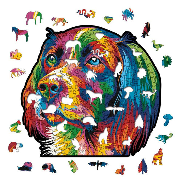 Puzzle de chien multicolore