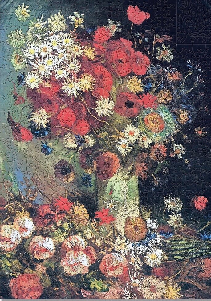 Puzzle bouquet de fleurs