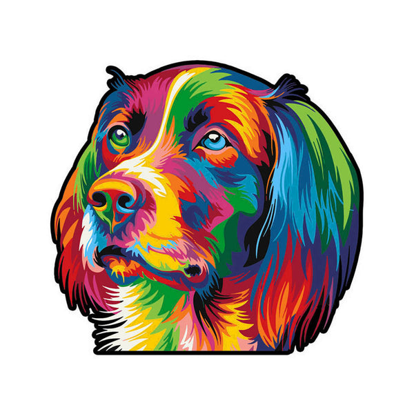 Puzzle de chien multicolore
