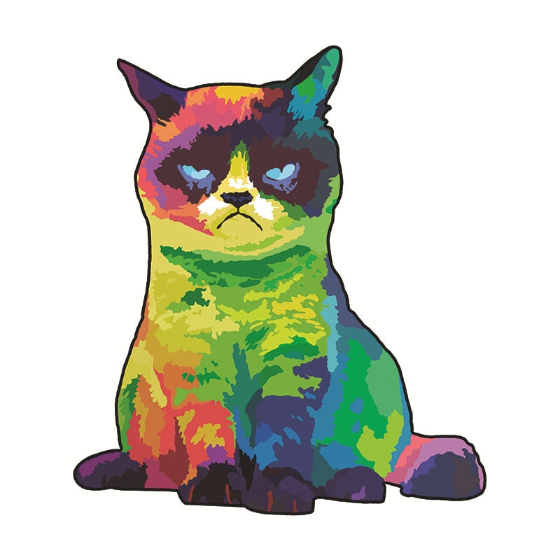 Mindsti - Puzzle  "Colorful Cat"
