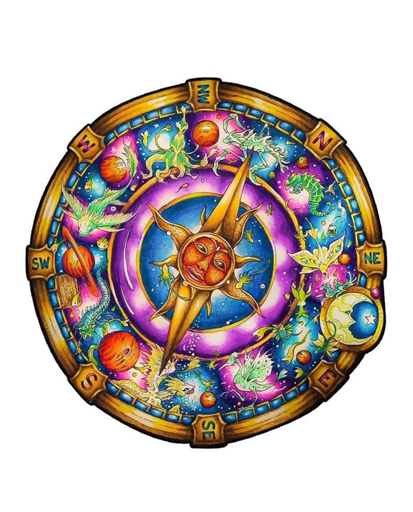 Yin Yang Kompass-Puzzle