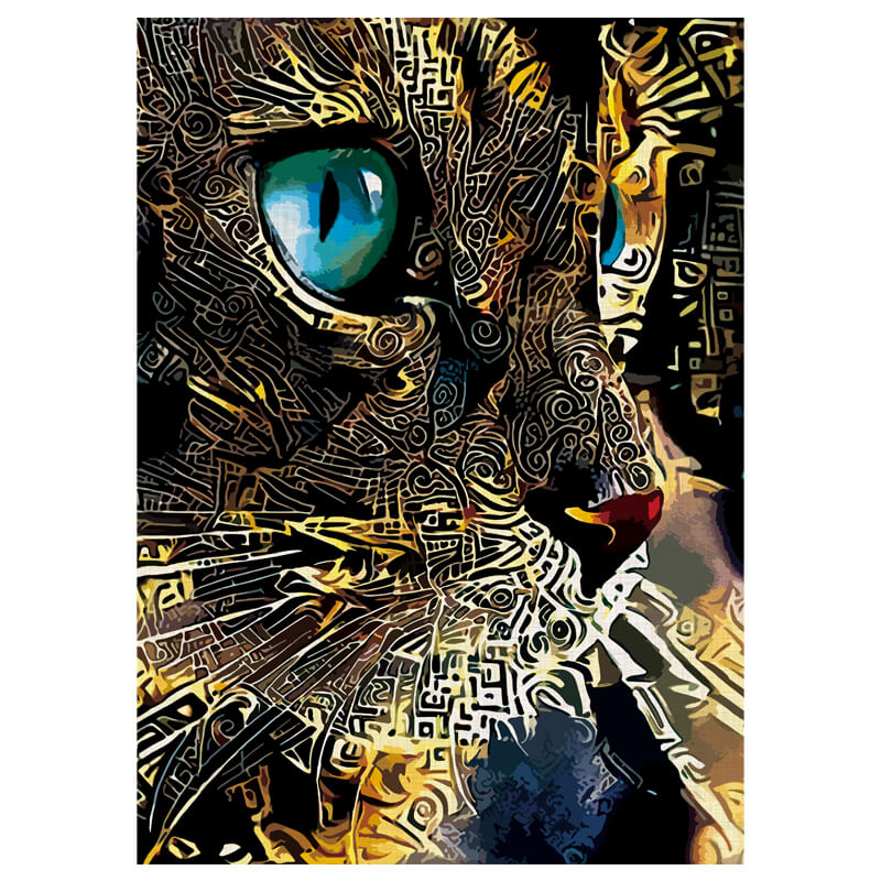 Tigerkatzen-Puzzle