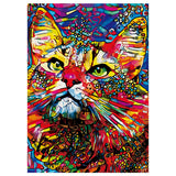 Colorful cat puzzle