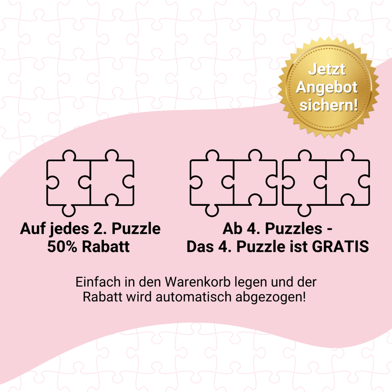 Pinker Fuchs-Puzzle