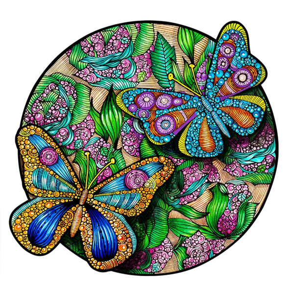 Schmetterlinge-Puzzle