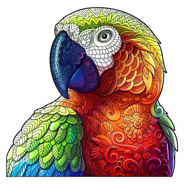 Puzzle de perroquet coloré